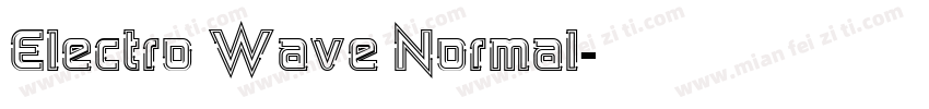 Electro Wave Normal字体转换